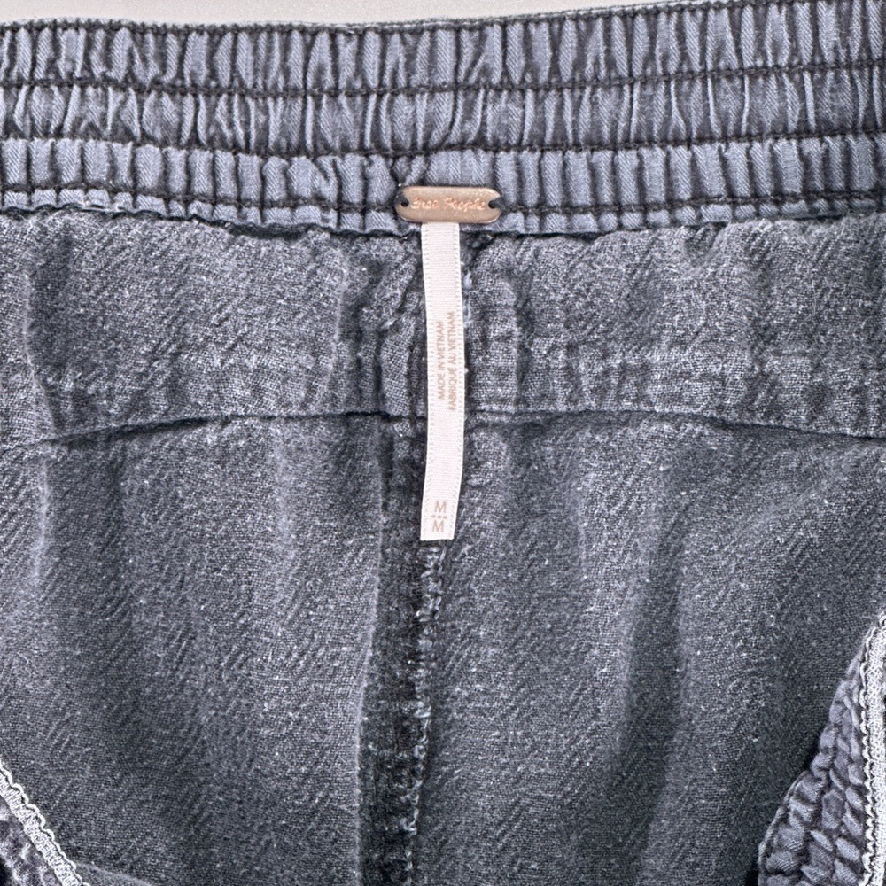 Free People Women The Good Utility Cargo Pants Linen M - Picture 5 of 14